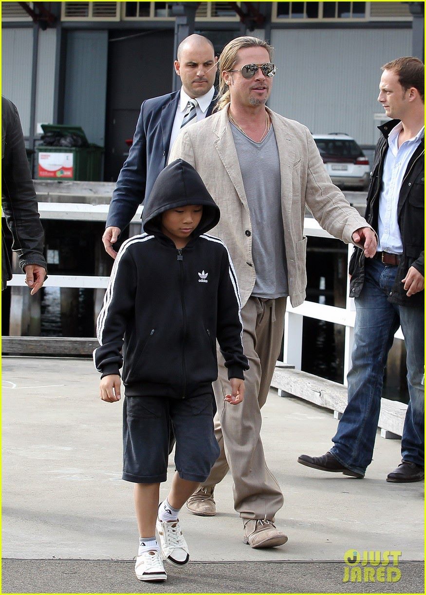Michael McCann and Brad Pitt